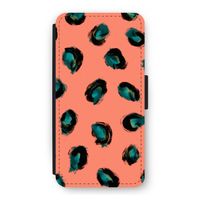Pink Cheetah: iPhone 12 Pro Flip Hoesje