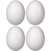 Piepschuim hobby vorm - 4x - ei - 12 cm - DIY knutsel figuren - paasei Piepschuim hobby vorm - 4x - ei - 12 cm - DIY knutsel figuren - paasei