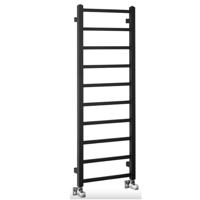 Designradiator Sapho Metro Light 40 x 114 cm Mat Zwart Sapho