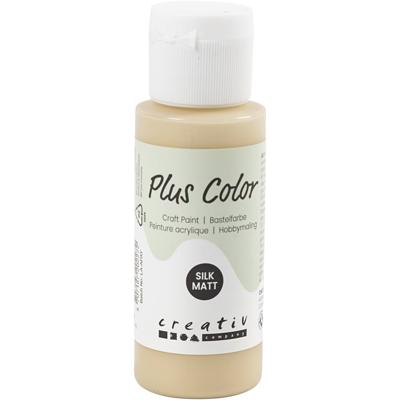 Plus Color acrylverf, ivory beige, 60 ml/ 1 fles