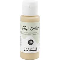 Plus Color acrylverf, ivory beige, 60 ml/ 1 fles