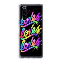 Loves: Sony Xperia 5 Transparant Hoesje