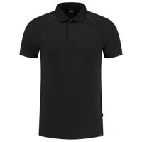 Tricorp Workwear 202701 RE2050 unisex poloshirt Zwart M