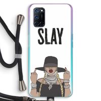 Slay All Day: Oppo A92 Transparant Hoesje met koord