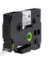 Huismerk Label Tape voor Brother TZe-121 | 9 mm x 8 m | Zwart op Transparant - 1 stuk