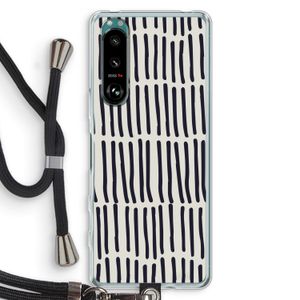 Moroccan stripes: Sony Xperia 5 III Transparant Hoesje met koord