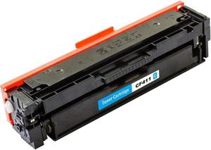 Huismerk HP 410A (CF411A) toner cyaan