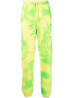 Marcelo Burlon County of Milan pantalon de jogging à imprimé tie dye - Jaune - thumbnail