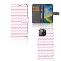 Apple iPhone 14 | Telefoon Hoesje | Waves Roze