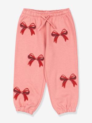 Joggingbroek met knopen rozen Joggingbroek met knopen rozen