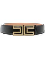 Elisabetta Franchi ceinture à boucle logo - Noir