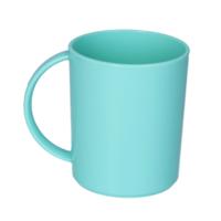 Plasticforte onbreekbare Drinkbekers - kunststof - 350 ml - groen - kinderen - camping