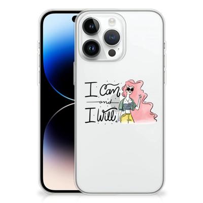 iPhone 14 Pro Max Telefoonhoesje met Naam i Can iPhone 14 Pro Max Telefoonhoesje met Naam i Can