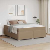 Bedframe met matras Cappuccino 180 x 200 cm Stof
