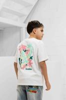 Ballin Amsterdam Abstract Sea Creatures T-Shirt Kids Wit - Maat 128 - Kleur: Wit | Soccerfanshop