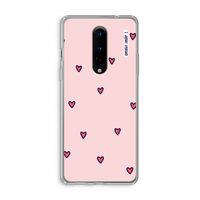 Hartjes: OnePlus 8 Transparant Hoesje