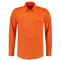 Oranje overhemd voor heren - Koningsdag - Katoen - lange mouwen Oranje overhemd voor heren - Koningsdag - Katoen - lange mouwen