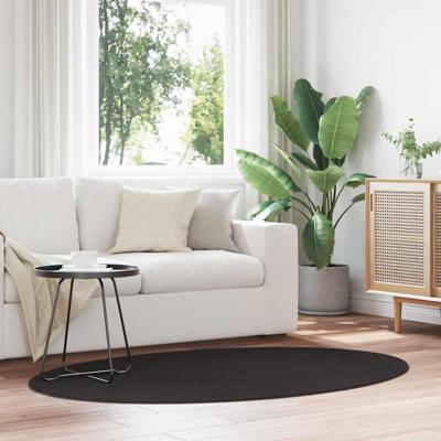 Tapijt HUARTE Zwart 100 x 200 cm Polyester