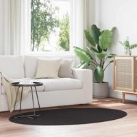Tapijt HUARTE Zwart 100 x 200 cm Polyester