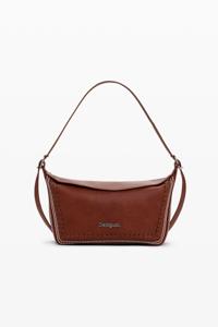 Tas met gevlochten details - BROWN - U