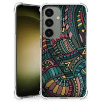 Samsung Galaxy S24 Doorzichtige Silicone Hoesje Aztec