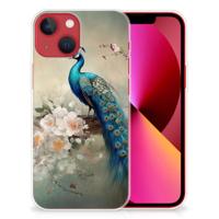 TPU Hoesje voor Apple iPhone 13 Vintage Pauwen TPU Hoesje voor Apple iPhone 13 Vintage Pauwen