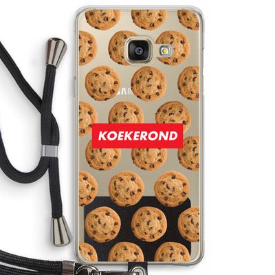 Koekerond: Samsung Galaxy A3 (2016) Transparant Hoesje met koord