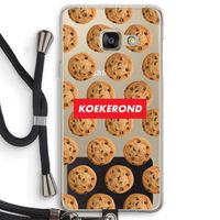 Koekerond: Samsung Galaxy A3 (2016) Transparant Hoesje met koord