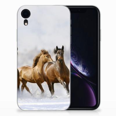 Apple iPhone Xr | TPU Hoesje | Paarden