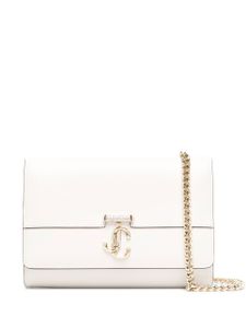 Jimmy Choo pochette Varenne en cuir - Blanc