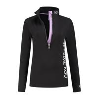 KOU Sportswear Skipully Dames Je T'aime Kou Zwart / Lila-XS