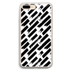 Zwarte vegen: iPhone 7 Plus Transparant Hoesje