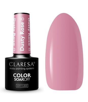 Claresa uv/led gellak 5ml dusty rose 8