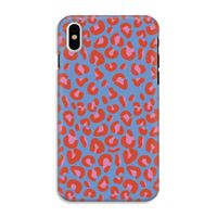 Leopard blue: iPhone XS Tough Case