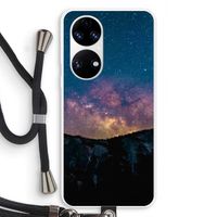 Travel to space: Huawei P50 Transparant Hoesje met koord
