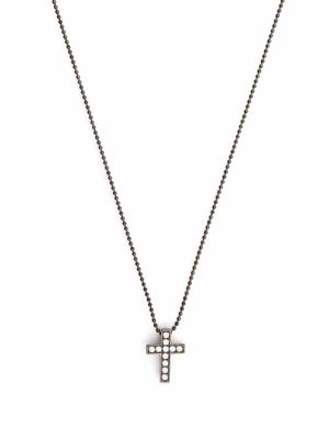 DSQUARED2 collier à pendentif croix - Argent