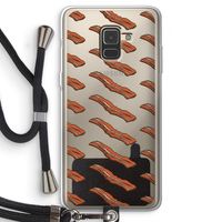 Bacon to my eggs #2: Samsung Galaxy A8 (2018) Transparant Hoesje met koord