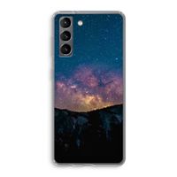 Travel to space: Samsung Galaxy S21 Transparant Hoesje Travel to space: Samsung Galaxy S21 Transparant Hoesje