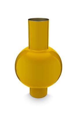 Pip Studio Metalen Vaas Geel 40cm