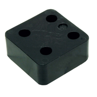 GB drukplaat zonder sleuf 30mm zwart; 48 per zak | 48 stuks - 17434730