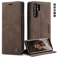 Huawei P30 Pro Caseme 013 Series Portemonnee Hoesje - Koffie