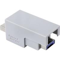 Renkforce RF-4695232 USB-kabelslot Zilver, Blauw Sleutelslot Zonder sleutel - thumbnail
