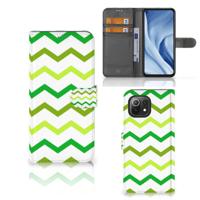 Xiaomi 11 Lite 5G NE | Mi 11 Lite | Telefoon Hoesje | Zigzag Groen Xiaomi 11 Lite 5G NE | Mi 11 Lite | Telefoon Hoesje | Zigzag Groen