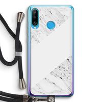 Biggest stripe: Huawei P30 Lite Transparant Hoesje met koord