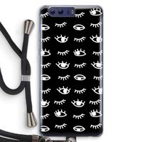 Eye pattern #3: Honor 9 Transparant Hoesje met koord Eye pattern #3: Honor 9 Transparant Hoesje met koord