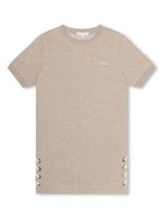 Chloé Kids t-shirt en coton à détail en dentelle - Tons neutres - thumbnail