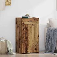 Dressoir met lade Oud hout 50 x 42,5 x 93 cm Bewerkt hout