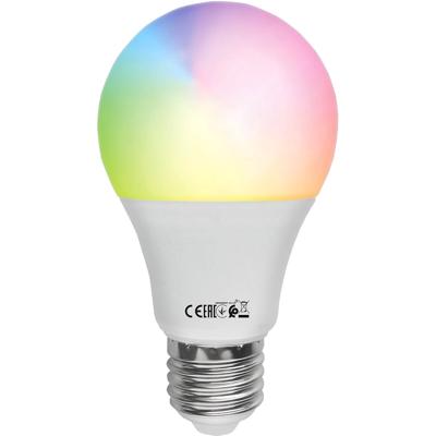 LED Lamp E27 - Kozolux - Smart LED - Wifi+Bluetooth - 9W 800lm - RGB+CCT - Aanpasbare Kleur - Dimbaar