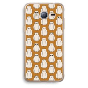 Uilen: Samsung Galaxy J3 (2016) Transparant Hoesje