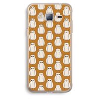 Uilen: Samsung Galaxy J3 (2016) Transparant Hoesje